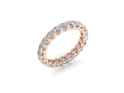 Ring 175 3D print model U share prong ring 3D print model