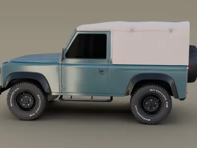 1985 Land Rover Defender 90 3D model