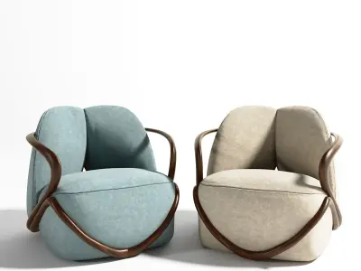 Armchair Hug 3D model