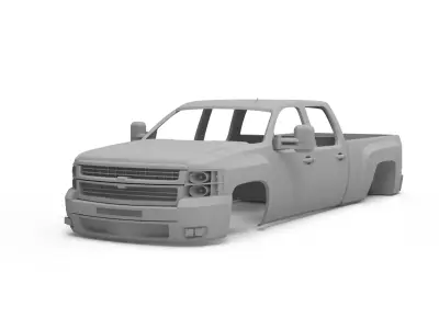 Chevrolet Silverado 1500 2013  3D print model