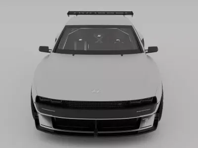 Hyundai N Vision 74 3D model by Flostudio