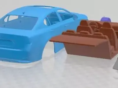 Lexus GS 300h 2014 Printable Car  3D print model