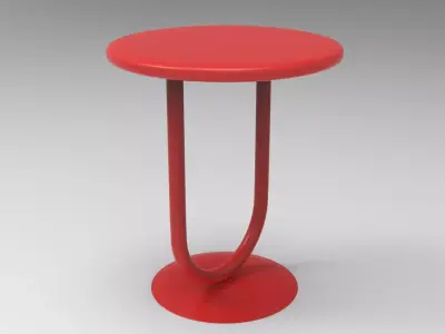 Heryy Bar Table Low-poly 3D model