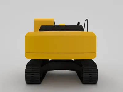 Crawler Excavators 3D model