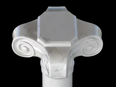 column st 3D model
