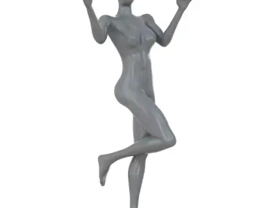 Female Abstract Mannequin 77 3D model