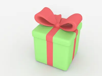 Present Box 3D model
