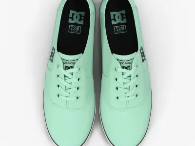 DC Shoes - Flash TX - Mint Low-poly 3D model