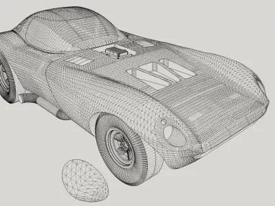 Chevrolet Cheetah 1964 Printable 3D print model