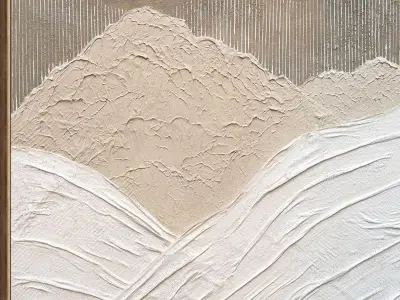 Plaster Two Photo Frame 360 Low-poly 3D model