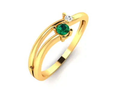 Women ring 3dm stl fbx obj render details 3D print model get