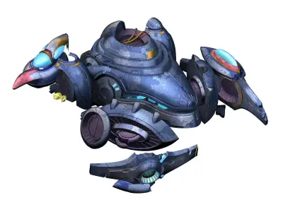 Abandoned Ancient Civilization - Mining Machinery 03 3D model