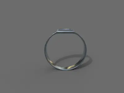 High-Quality 3D Ring Model Low-poly 3D model shop