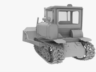 Tracktor DT-75 3D model