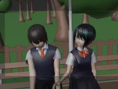 Dont mourn over a single loss short film Low-poly 3D model