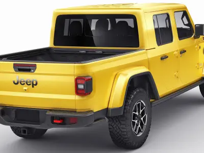 Jeep Gladiator 2024 3D model