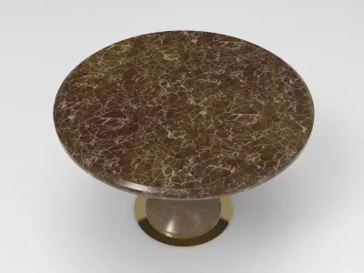 Glew Dining Table Low-poly 3D model