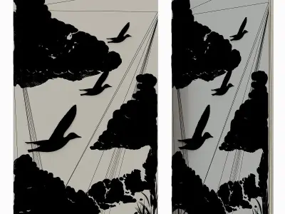 panel hunting for cnc 3D print model