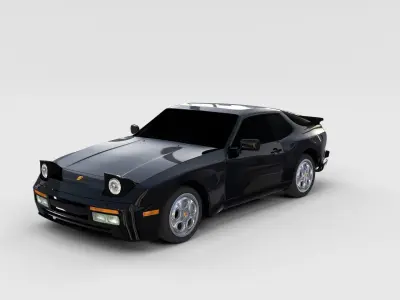 Porsche 944 Turbo rev 3D model