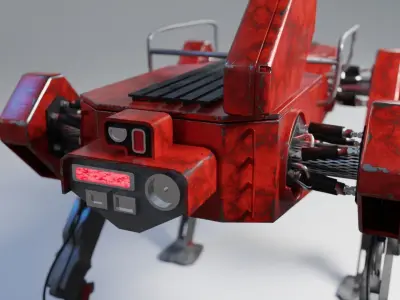 Robot Dog Free 3D model purchase