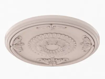 Classic Ceiling Medallion 60 3D model