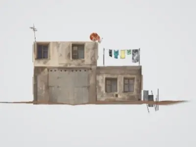 Moroccan OLD HOUSE 3D model