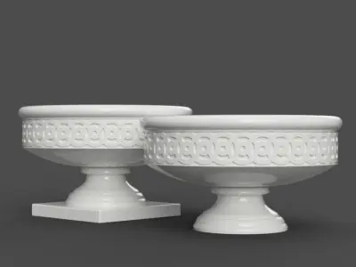 decorative planter - vase - candy dish -Urn 3D print model
