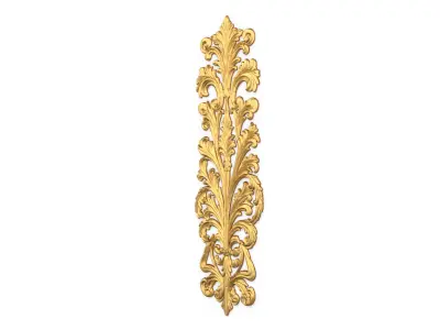 Classic decor ornament carved 43 3D model