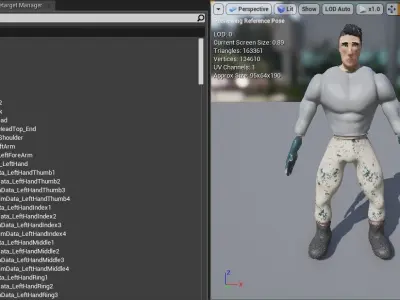 Armored Moder Character Low-poly 3D model