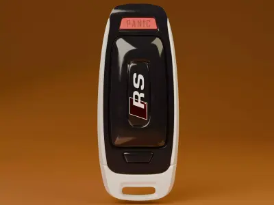 Audi RS Key High Poly 3D  Low-poly 3D model