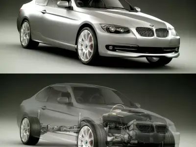 Sport Coupe Car 3D model