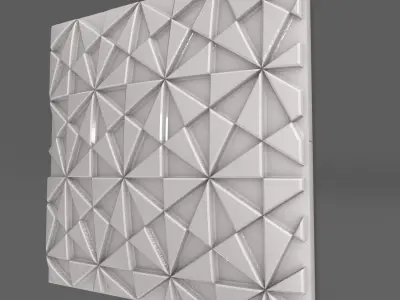 5 WALL PANELS 3DWPRAJCOL1  3D Model Collection