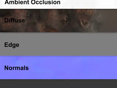 Ancient African Male Wood Sculpture from Uganda 3d scan 3D model