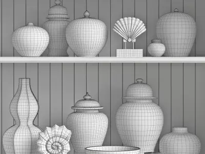 Williams-Sonoma Home decor set 2 3D model