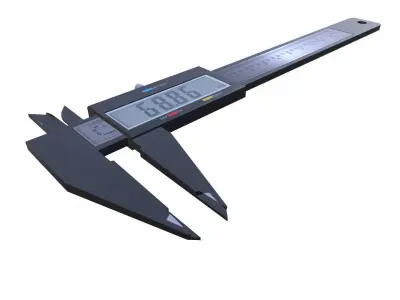 Caliper Low-poly 3D model