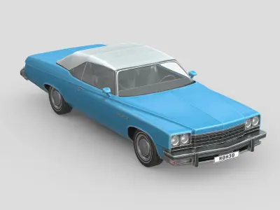 Buick LeSabre 1975 Low-poly 3D model