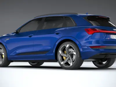 Audi e-tron S 2021 3D model