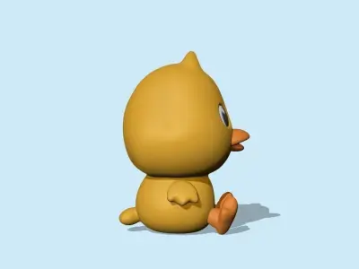 Cute Duck 3D print model