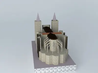 Catedral de leon Free 3D model