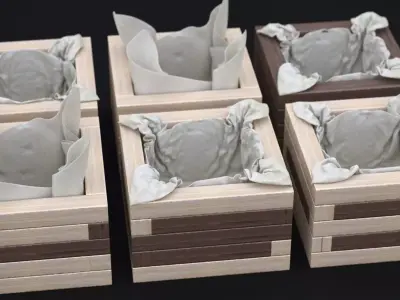 NORDSK KINAGI WOODEN BOX 2024 3D model