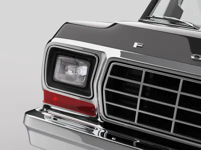 Bronco Mk2 1978 3D model