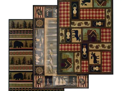 Rug Set 800 3D model