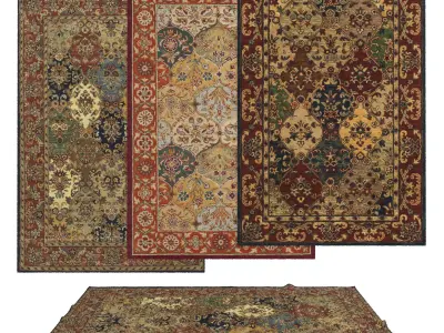 Rugs No 843 Low-poly 3D model