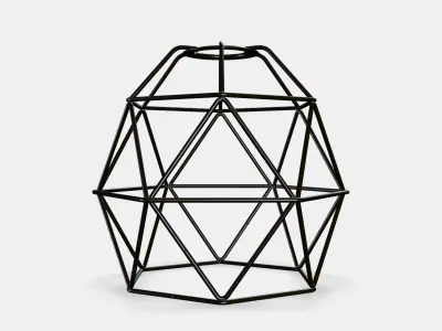 BRUNSTA Pendant lamp shade Low-poly 3D model