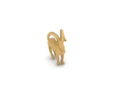 goat gold 3D print model