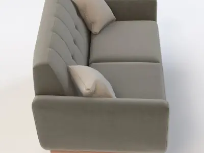 Joybird Hughes Two Seater 3D model