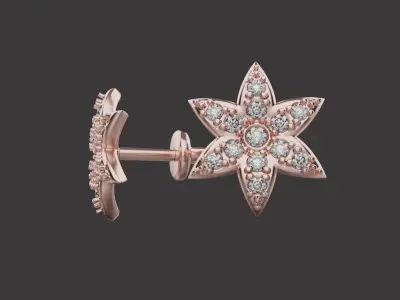 Earrings 0090 3D print model