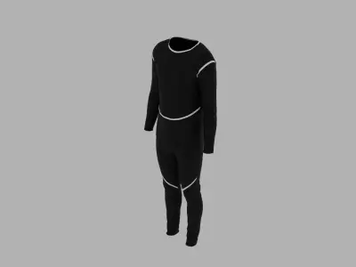 Sport Suit Low-poly 3D model