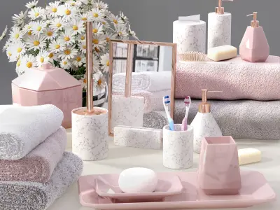 Top Ten Decorative Bouquet Set Collection 3D model