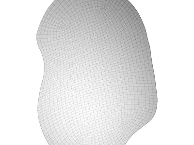Dune Dust Azelea Carpet Low-poly 3D model